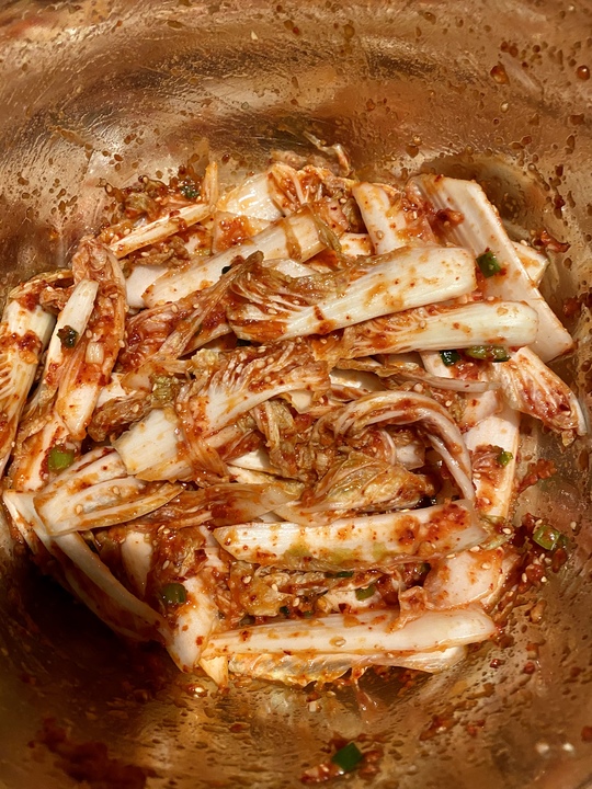 Vegan kimchi