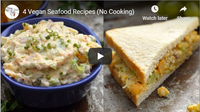 4 Vegan Seafood Recipes (No Cooking)