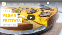 Easy vegan Frittata - glutenfree recipe