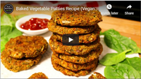 Baked Vegetable Patties Recipe (Vegan &amp; Grain-free) | Vegan Pat