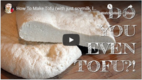 How To Make Tofu (with just soymilk, lemon and water!) | DIY