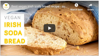 Best vegan Irish soda bread recipe - super easy