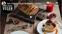 Epic Holiday Vegan Wellington | @avantgardevegan #GazsVeganChri