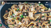 Vegan Mushroom Stroganoff * Best Quick &amp; Easy Pasta Recipe * Su