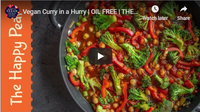 Vegan Curry in a Hurry | OIL FREE | THE HAPPY PEAR