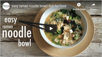 easy ramen noodle bowl | hot for food