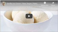 Vanilla Ice Cream | Raw, Vegan, Paleo