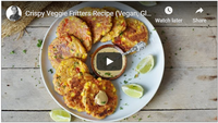 Crispy Veggie Fritters Recipe (Vegan, Gluten-Free)