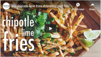 my chipotle lime fries #modifry | hot for food