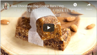 Raw Chocolate Chip Cookie Bars | Vegan, Paleo