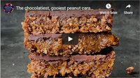 The chocolatiest, gooiest peanut caramel squares!