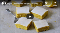 Vegan Lemon Cake Recipe (Oil-Free)