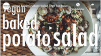 vegan baked potato salad | hot for food