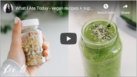 What I Ate Today - vegan recipes + supplements