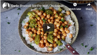 Garlic Broccoli Stir-Fry With Chickpeas (Easy Recipe)