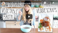 How to make vegetable broth from veggie scraps