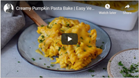Creamy Pumpkin Pasta Bake | Easy Vegan Casserole Recipe