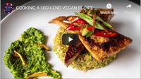COOKING A HIGH-END VEGAN RECIPE FROM LEFTOVERS #REDUCINGWASTE