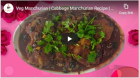 Veg Manchurian | Cabbage Manchurian Recipe | Restaurant Style V