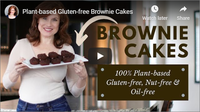 Plant-based Gluten-free Brownie Cakes