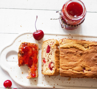 Vegan Protein \u201cBread\u201d with Cherries and Walnuts (GF)