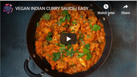 VEGAN INDIAN CURRY SAUCE | EASY AND HEALTHY