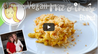 Baked Vegan Mac &amp; Cheese with Crispy Topping