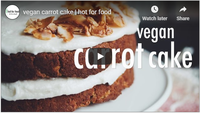 vegan carrot cake | hot for food