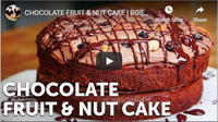 CHOCOLATE FRUIT &amp; NUT CAKE | BOSH! | VEGAN