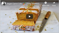Vegan Carrot Cake  | Easy, Gluten-Free &amp; Healthy Recipe