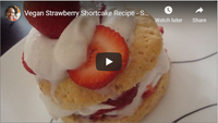 Vegan Strawberry Shortcake Recipe - SkyyJohn - Vegan Dessert Re