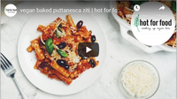vegan baked puttanesca ziti | hot for food