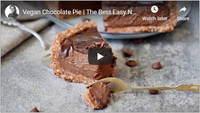 Vegan Chocolate Pie | The Best Easy No-Bake Recipe