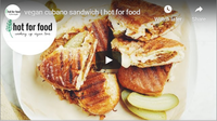 vegan cubano sandwich | hot for food