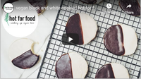 vegan black and white cookie | hot for food