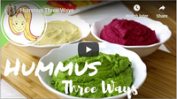 Hummus Three Ways