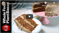 Plant Based Vegan Carrot Cake : Whole Food Plant Based Recipes