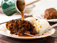 Sinless Sticky Toffee Pecan Pudding