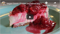 Vegan Classic Cheesecake\/refined sugar free, dairy free: The Wh