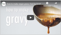 how to make vegan gravy | hot for food